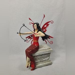 Green Earth Sagittarius zodiac fairy